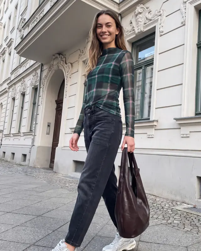 Street One Studio Mesh Shirt met Col - Pearly Rose