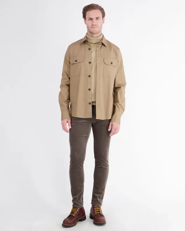 Lerros Coltrui, Puur Katoen - Gravel Beige Melange