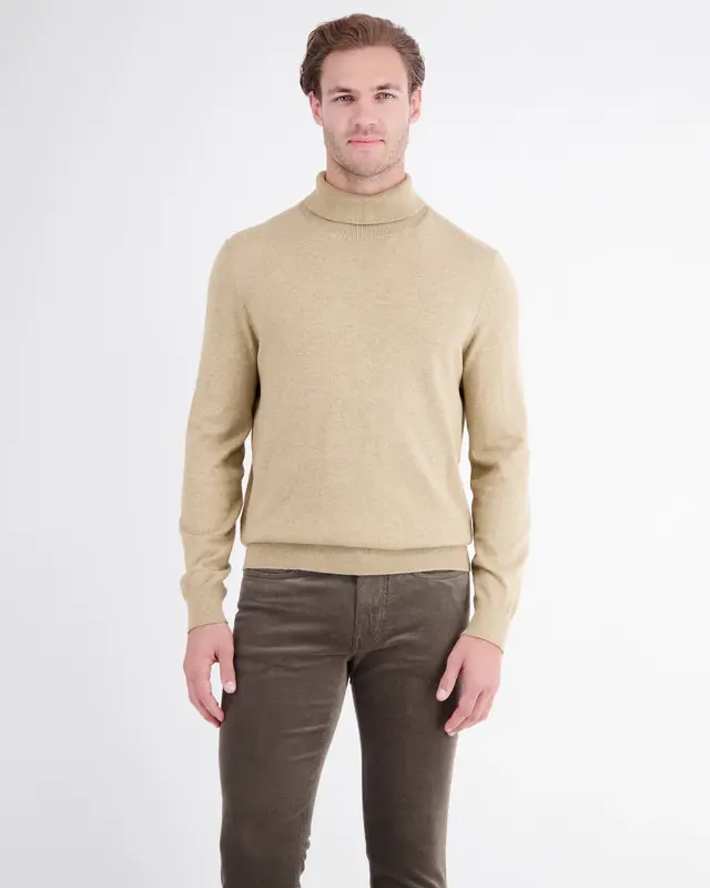 Lerros Coltrui, Puur Katoen - Gravel Beige Melange