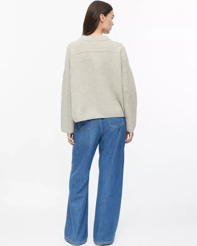 S. Oliver Knit Jumper with Wool - Beige