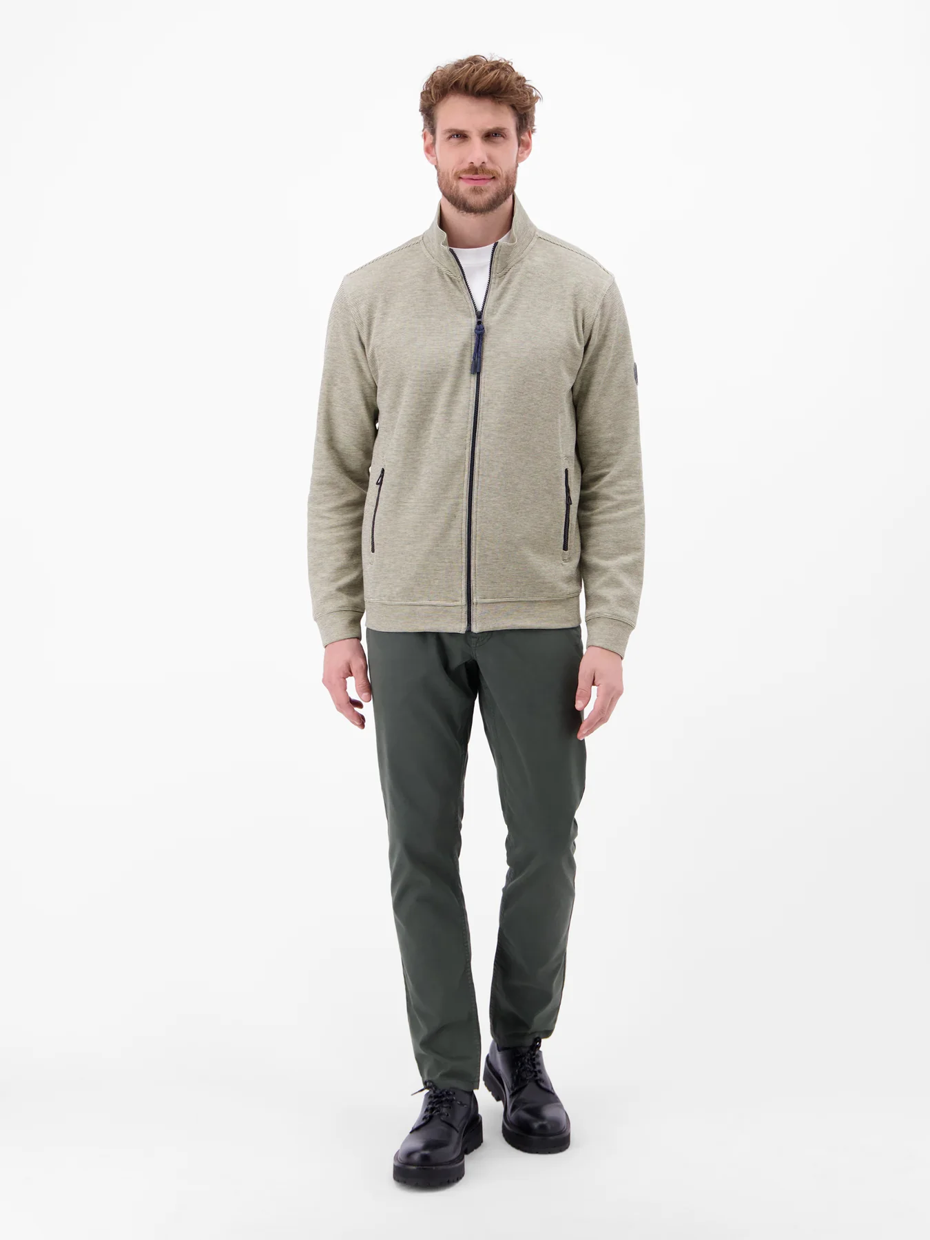 Lerros Basic Sweatjacket - Off White
