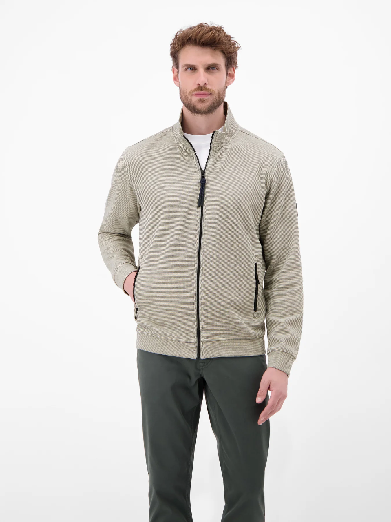 Lerros Basic Sweatjacket - Off White