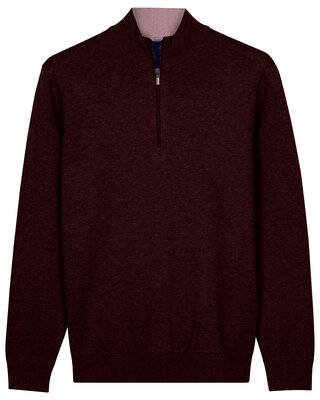 Baileys Pullover mit Cashmere - Dark Cassis