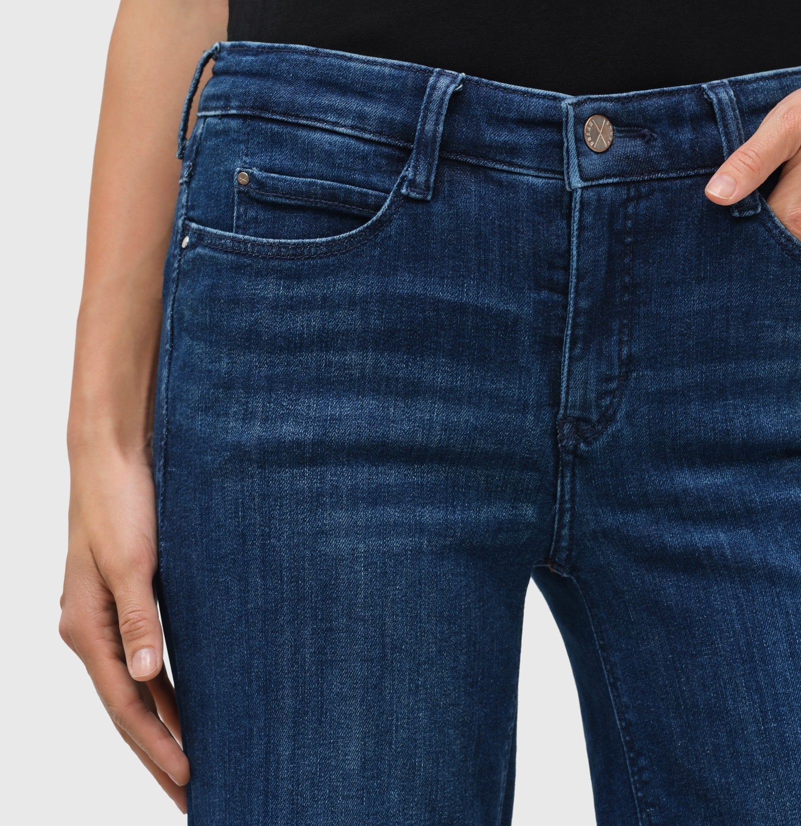Mac Jeans  Dream Wide Authentic Jeans - Cobalt Authentic Wash