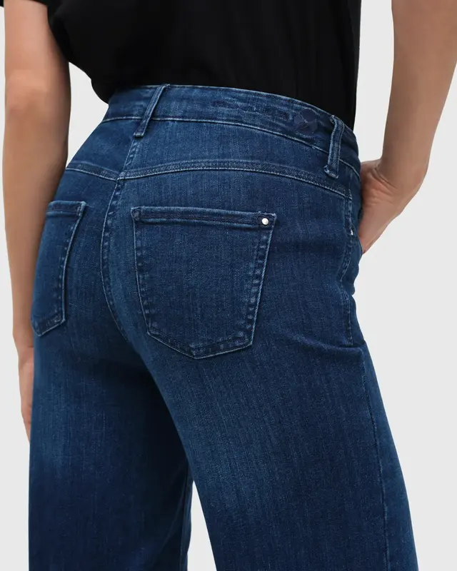 Mac Jeans  Dream Wide Authentic Jeans - Cobalt Authentic Wash