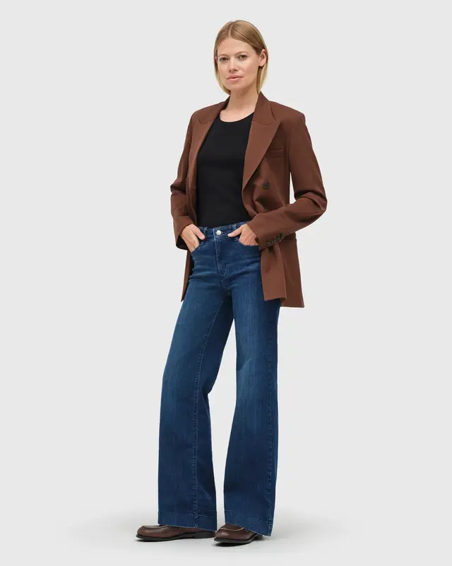 Mac Jeans  Dream Wide Authentic Jeans - Cobalt Authentic Wash