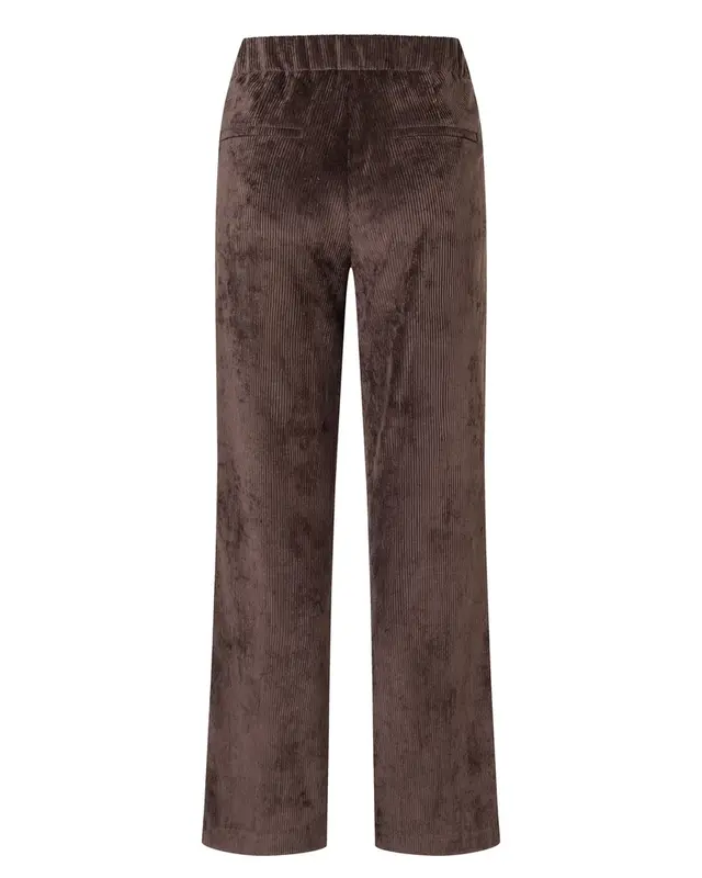 Mac Jeans  Corduroy Broek Chiara - Truffle Brown
