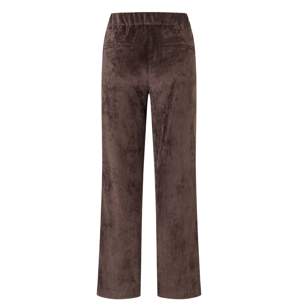 Mac Jeans  Corduroy Broek Chiara - Truffle Brown