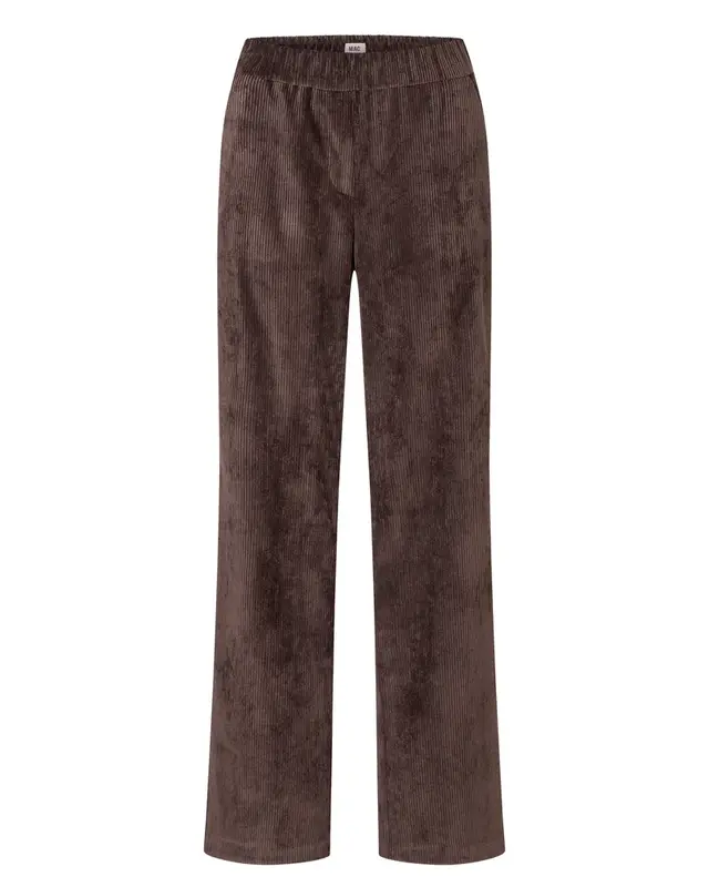 Mac Jeans  Corduroy Broek Chiara - Truffle Brown