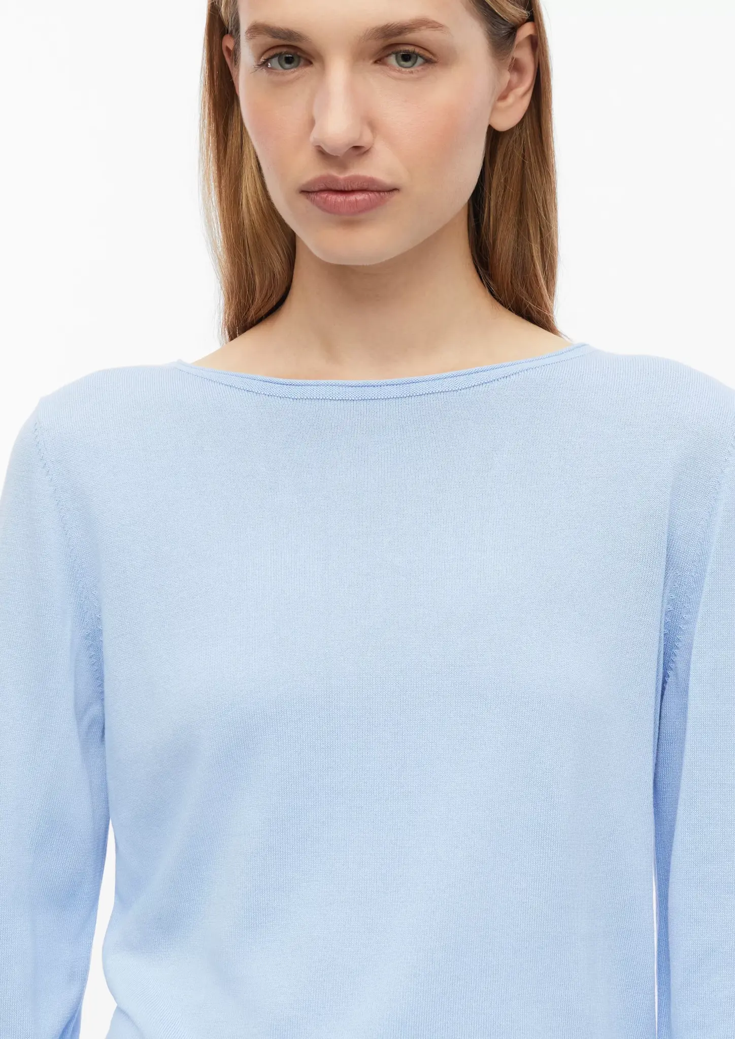 S. Oliver Feinstrick Pullover - Light Blue