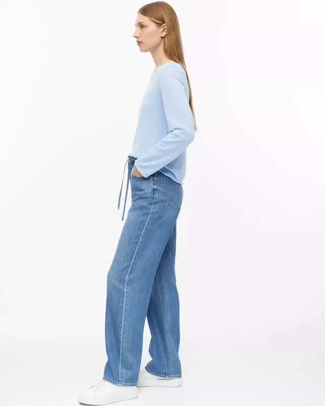 S. Oliver Feinstrick Pullover - Light Blue