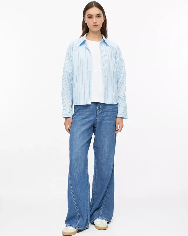 S. Oliver Korte Blouse - Light Blue