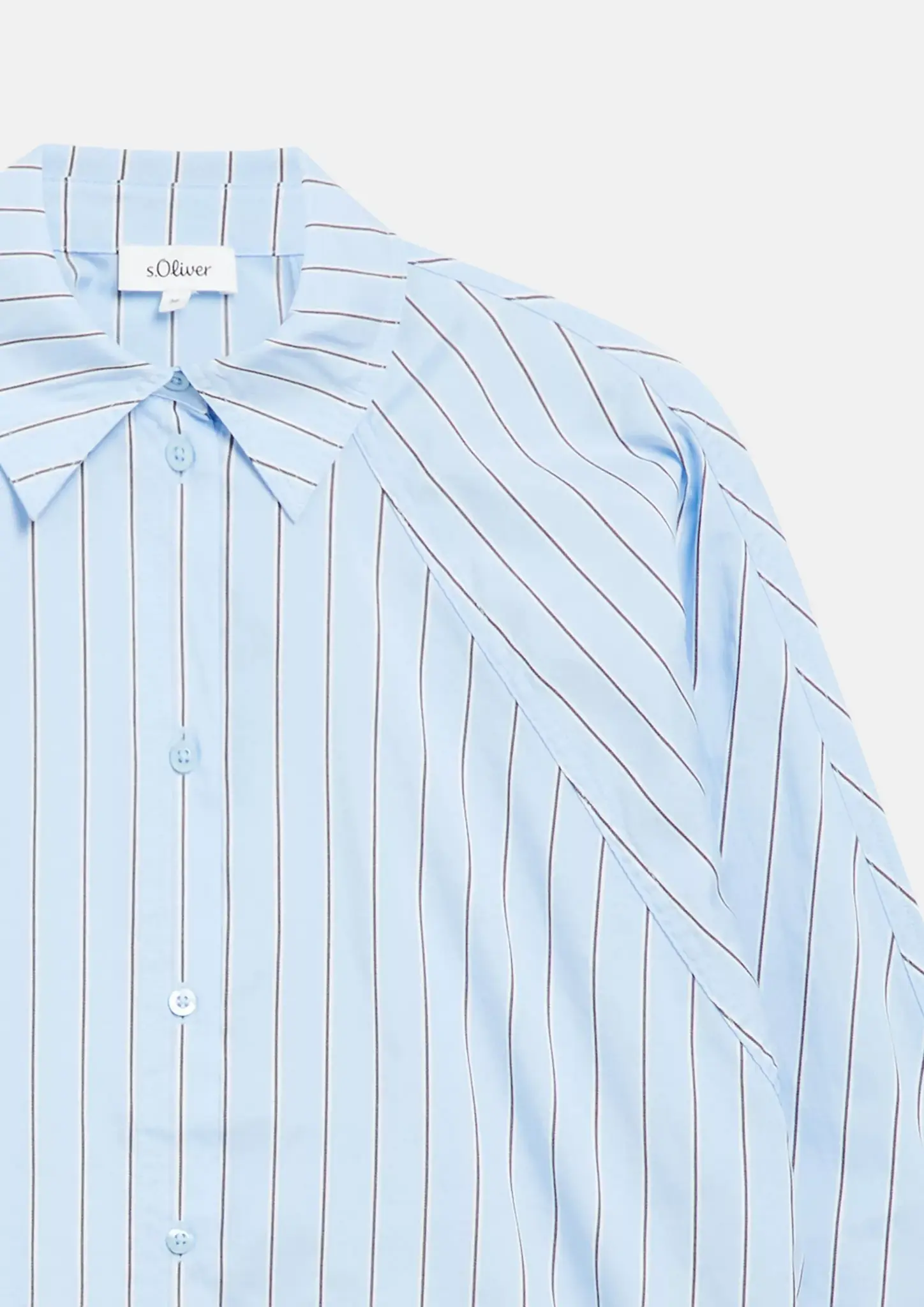 S. Oliver Korte Blouse - Light Blue