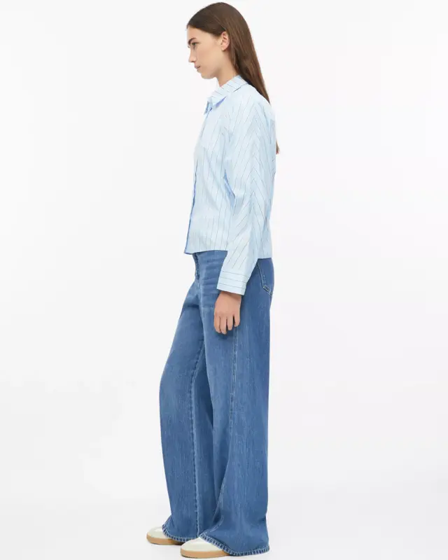 S. Oliver Korte Blouse - Light Blue