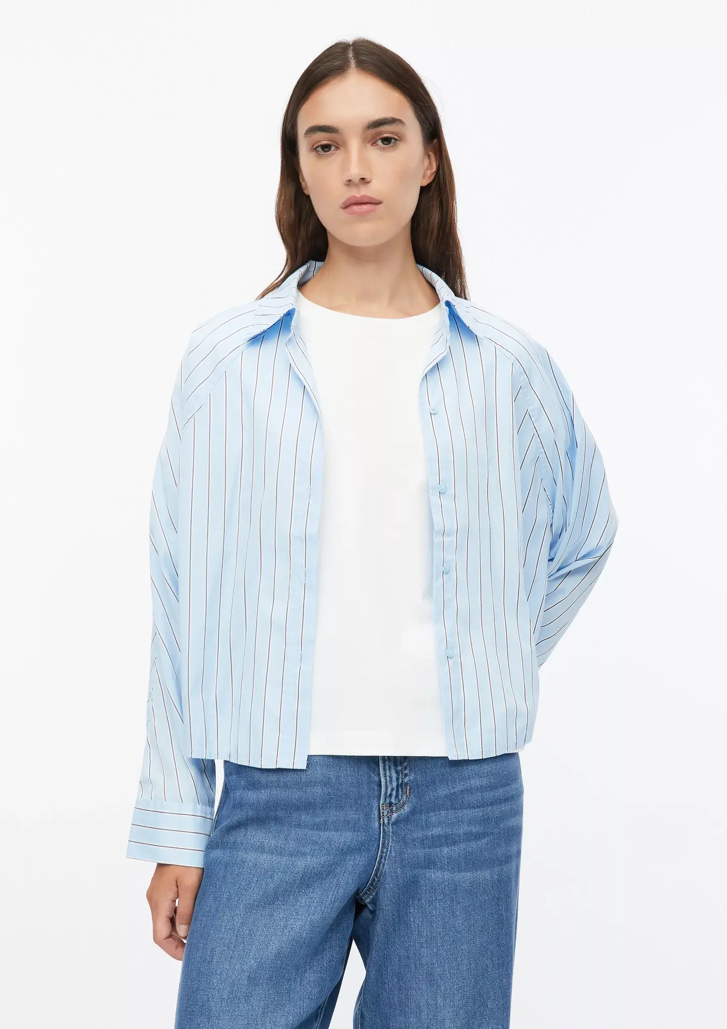 S. Oliver Korte Blouse - Light Blue