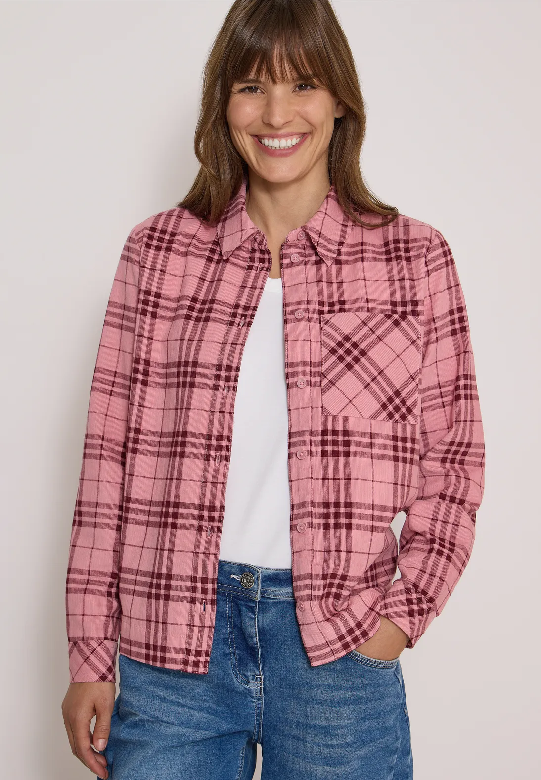 Cecil Blouse Lange Mouwen - Velvet Rose