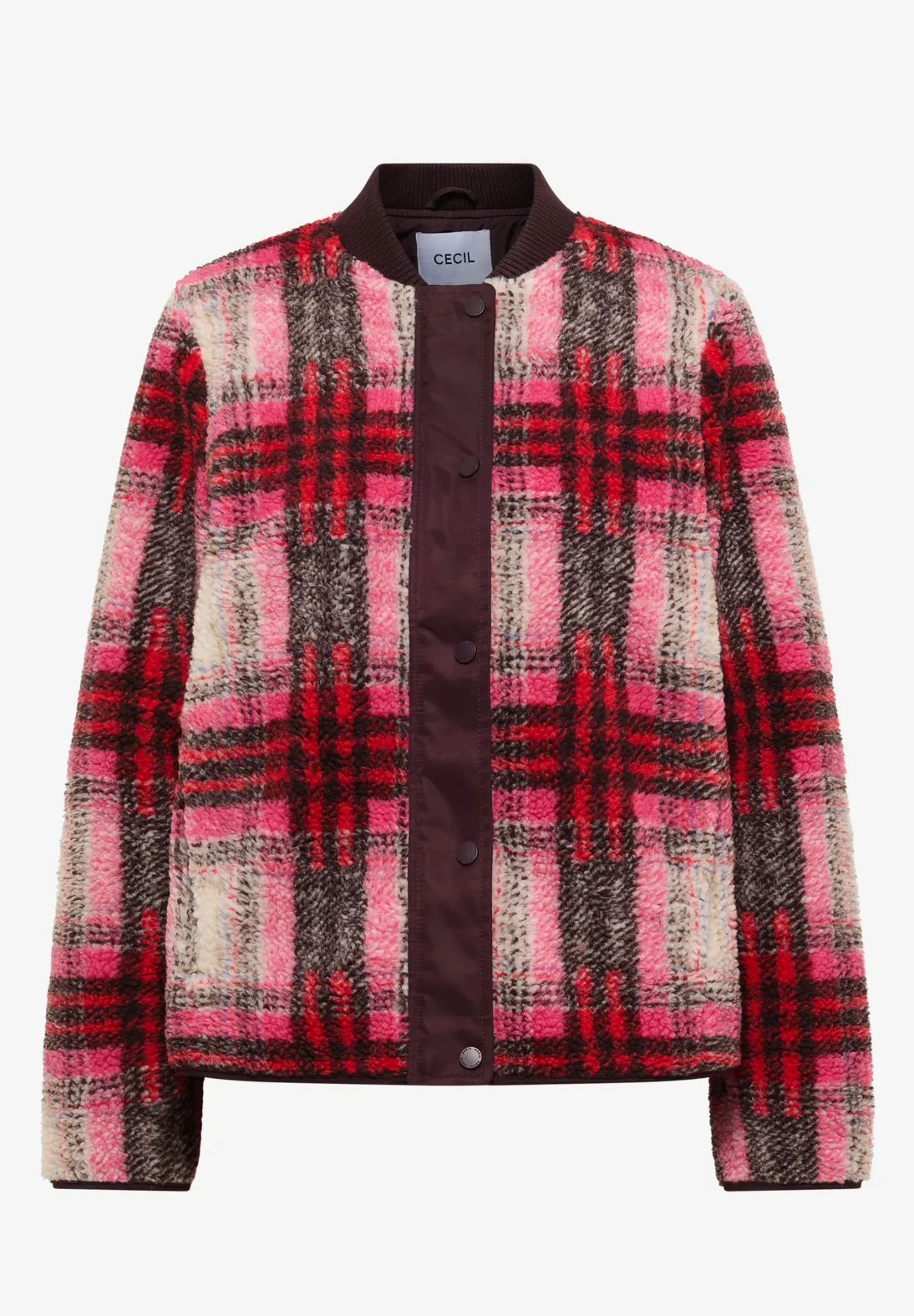 Cecil Teddy Jacke - Berry Red