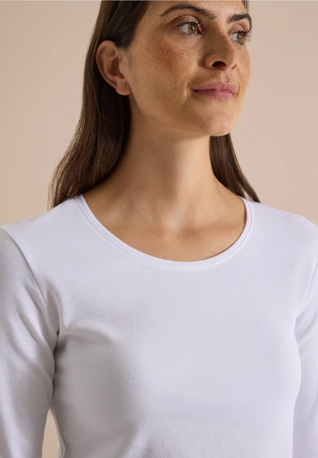 Cecil Basic Shirt Pia - White