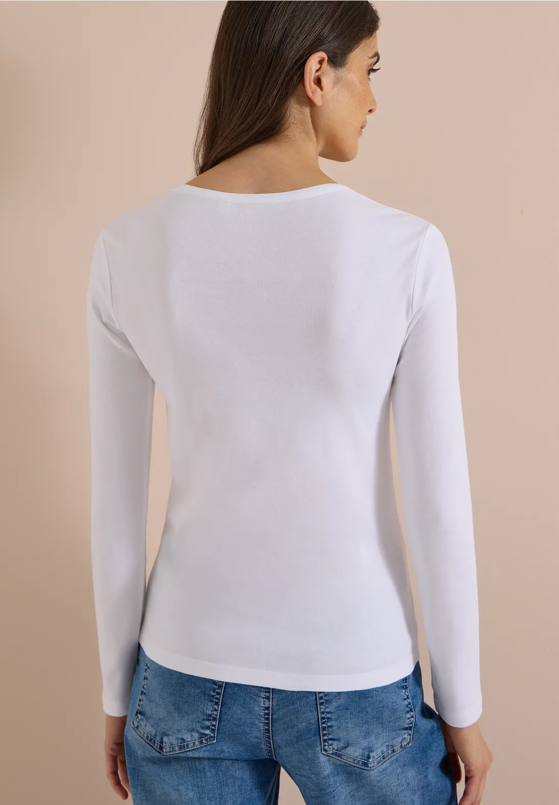 Cecil Basic Shirt Pia - White
