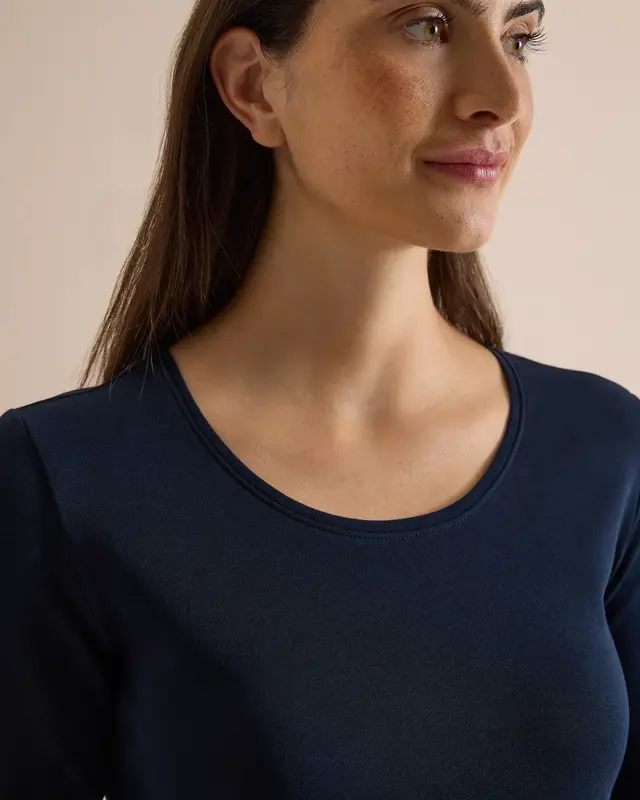 Cecil Basic Shirt Pia - Universal Blue
