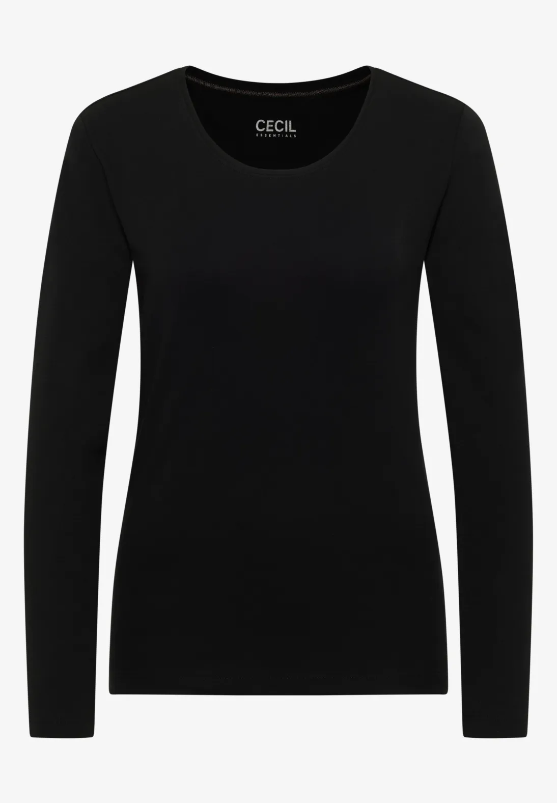 Cecil Basic Shirt Pia - Black