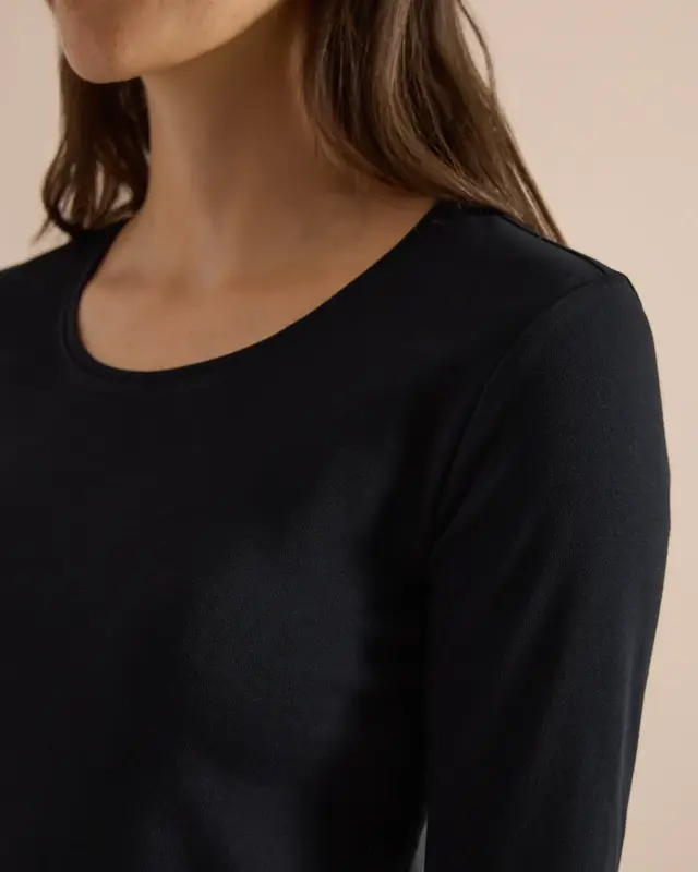 Cecil Basic Shirt Pia - Black