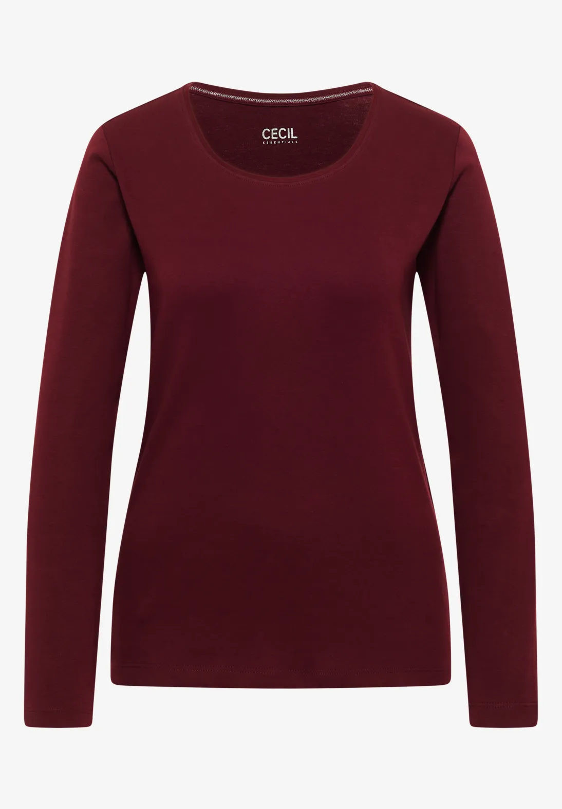 Cecil Basic Shirt Pia - Red Wine