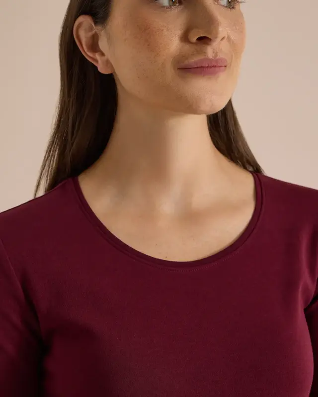 Cecil Basic Shirt Pia - Red Wine