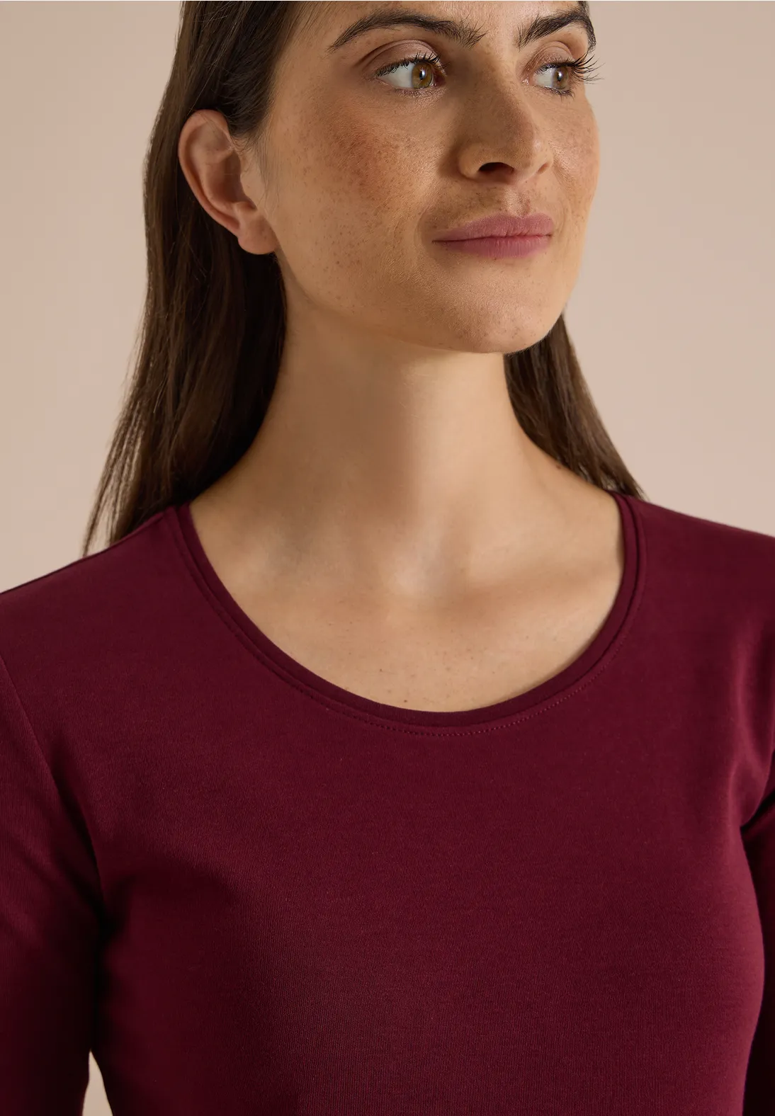 Cecil Basic Shirt Pia - Red Wine