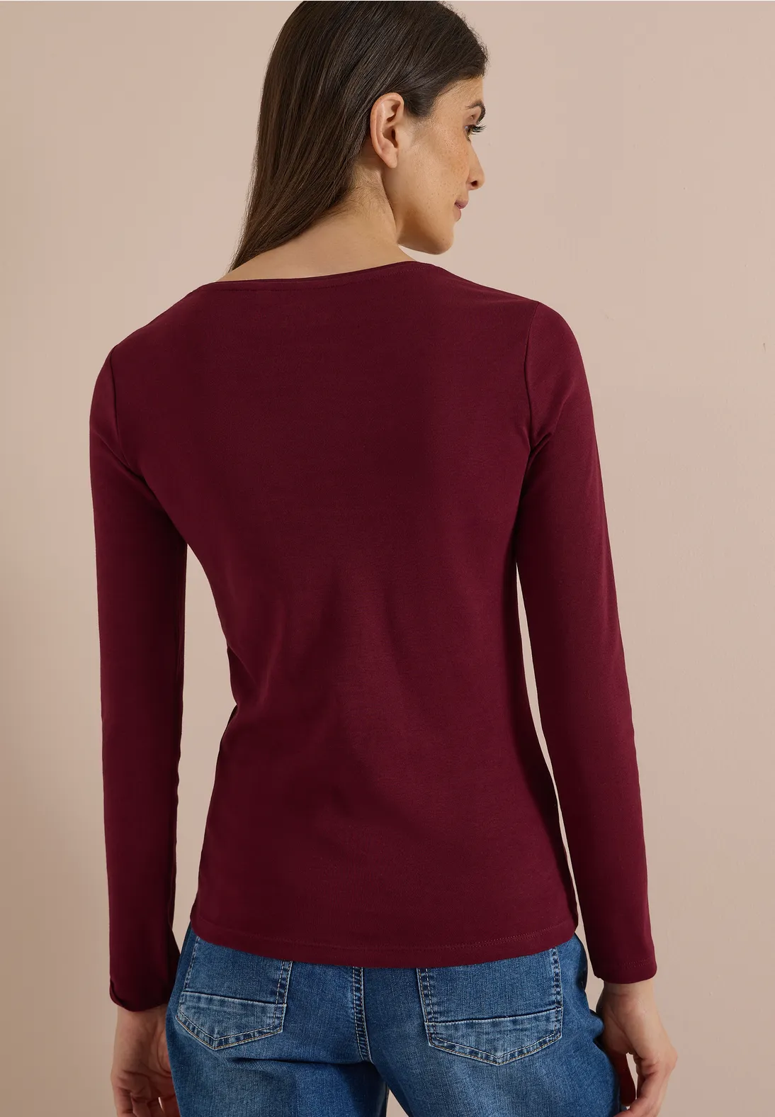 Cecil Basic Shirt Pia - Red Wine