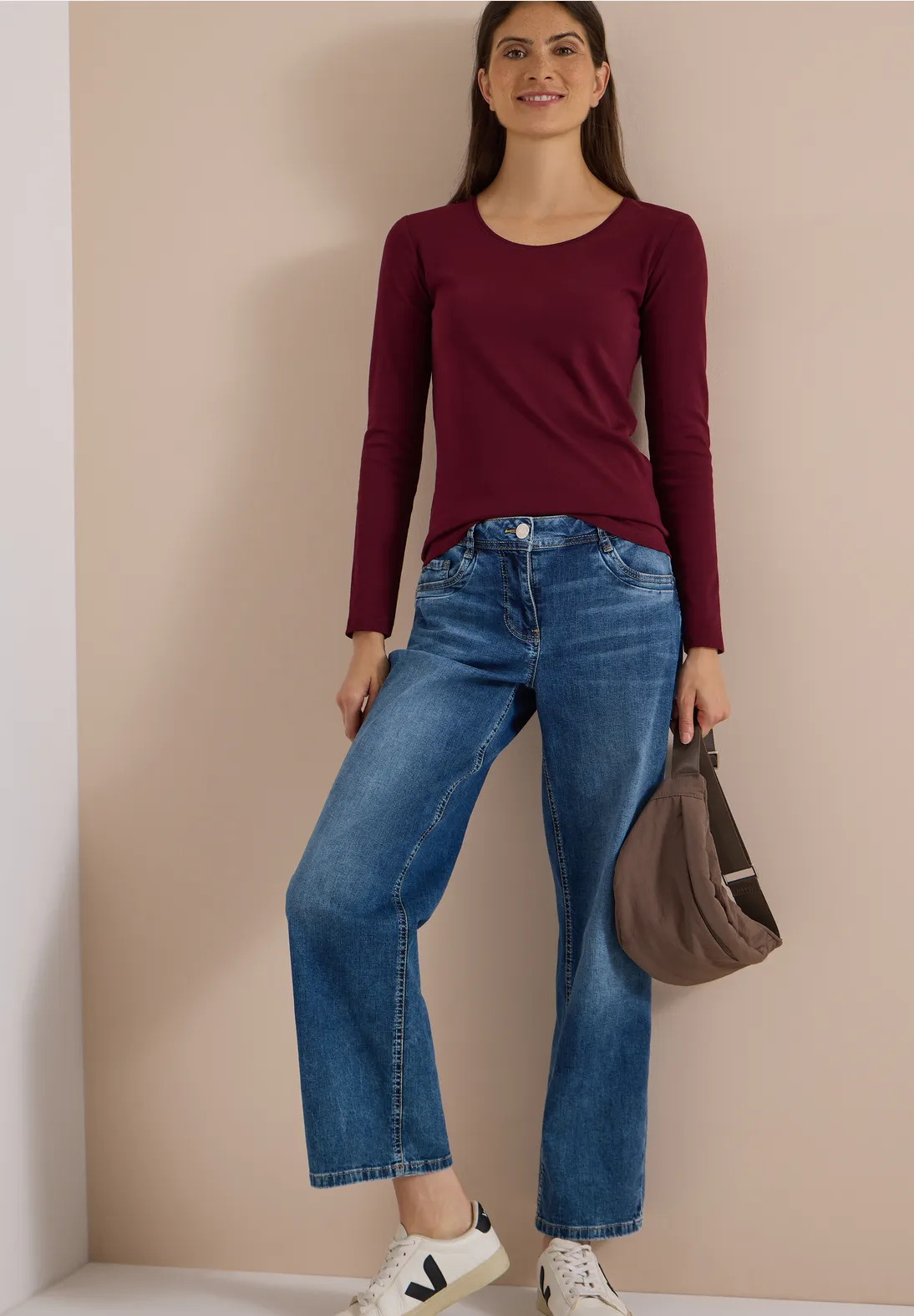 Cecil Basic Shirt Pia - Red Wine