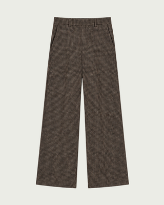 Elvira Collections Hose Kaylee - Dark Coffee Check