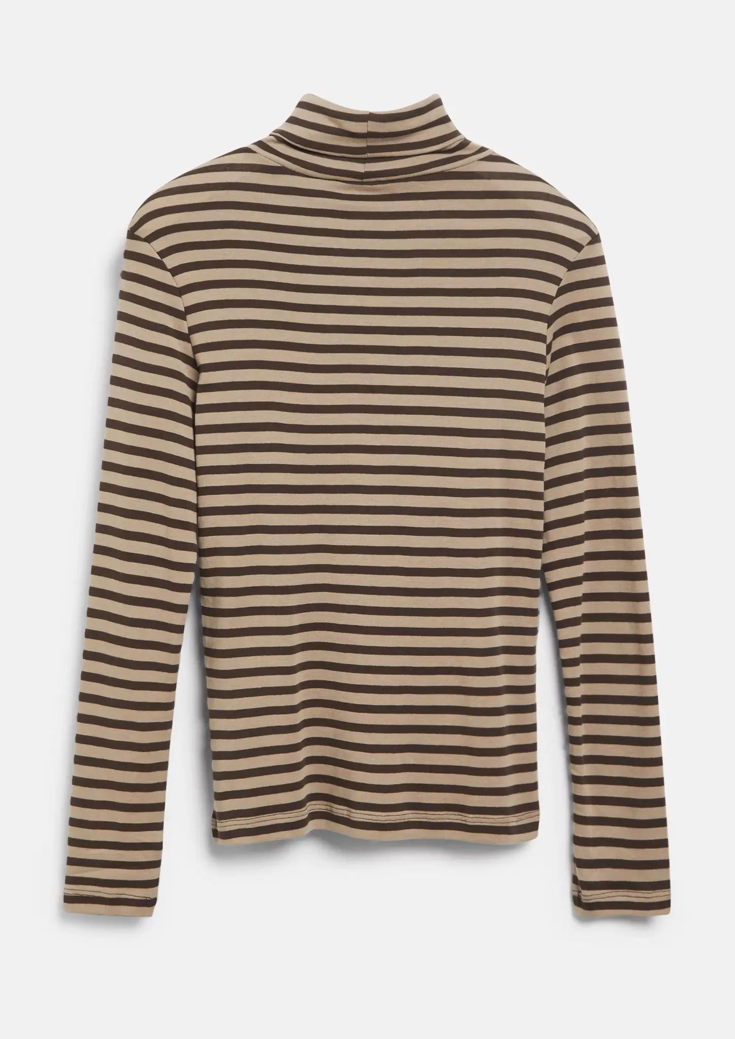 S. Oliver Jersey Shirt met Streep - Brown