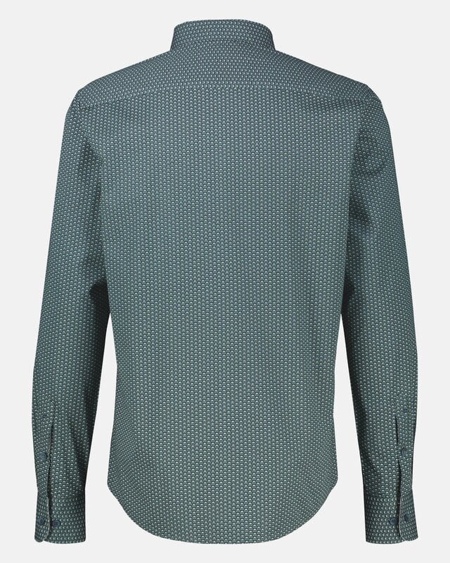 Lerros Hemd mit Print - Basil Green