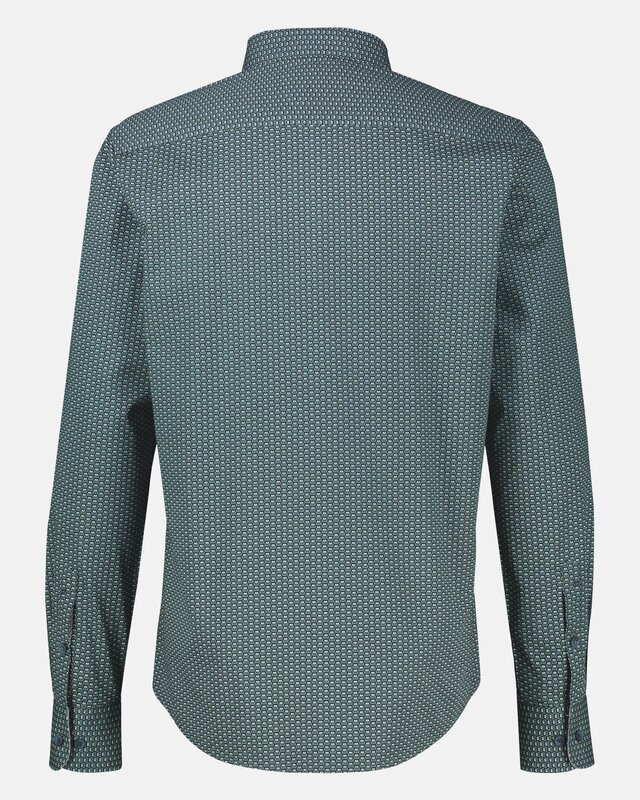 Lerros Shirt with Print - Basil Green