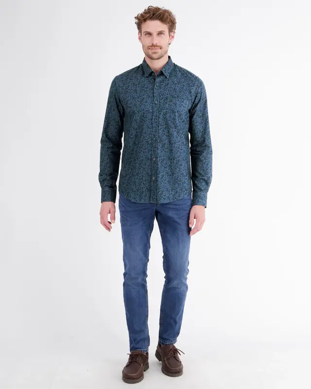 Lerros Reiner Baumwolle, Hemd - Classic Navy