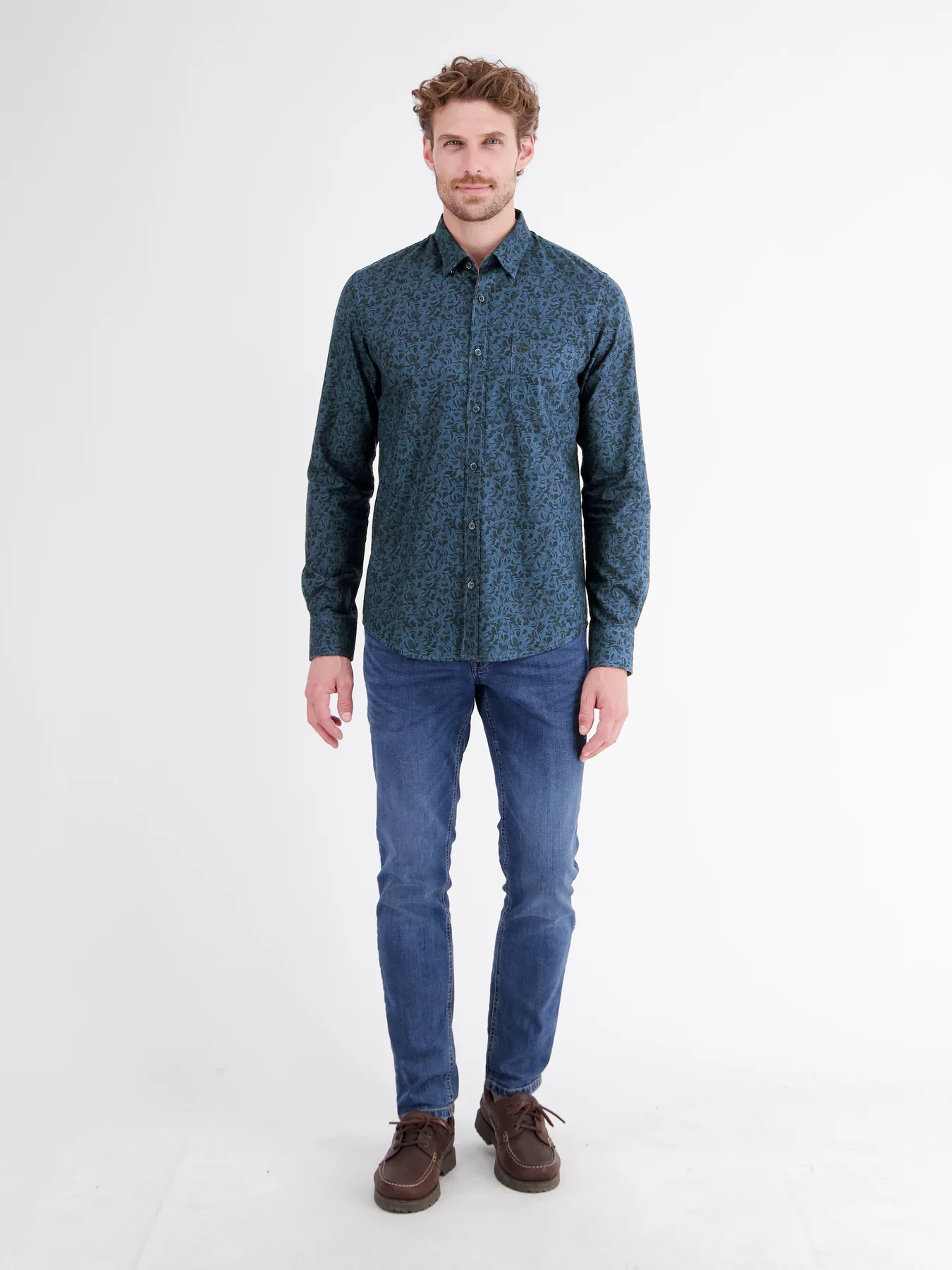 Lerros Reiner Baumwolle, Shirt - Classic Navy
