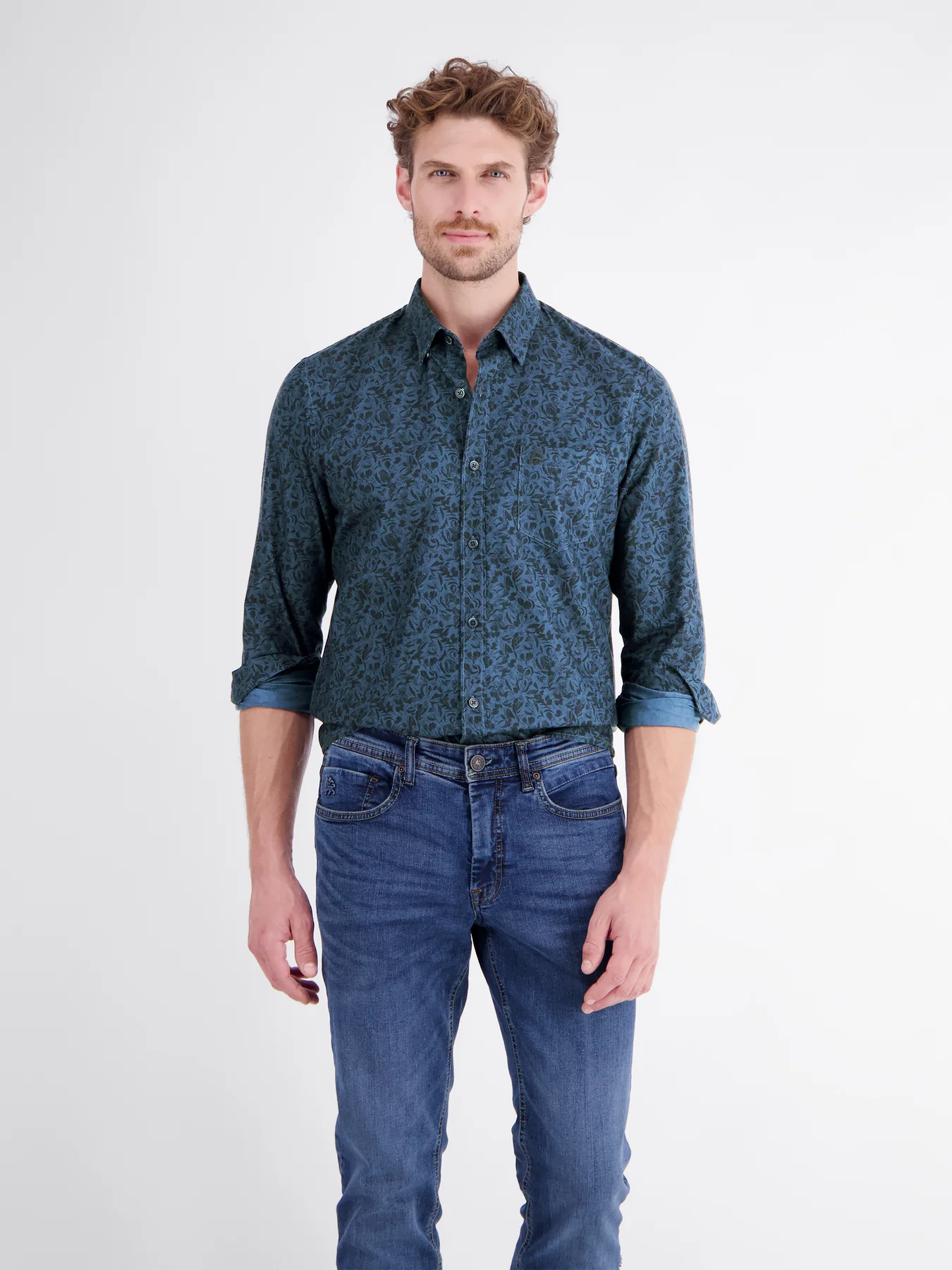 Lerros Reiner Baumwolle, Hemd - Classic Navy