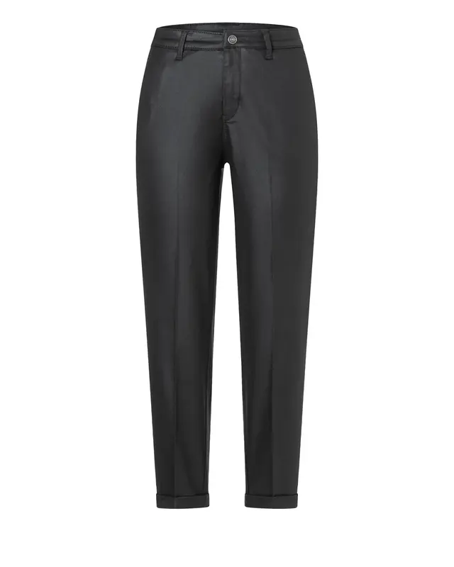 Mac Jeans Coating Chino Turn Up - Black