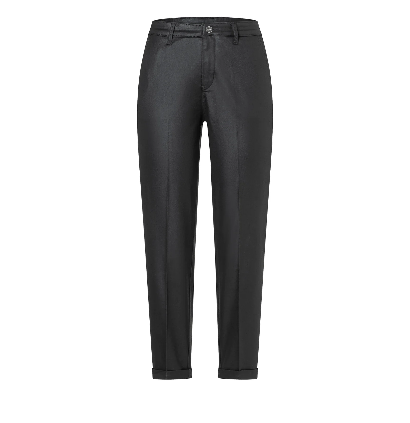 Mac Jeans Coating Chino Turn Up - Black