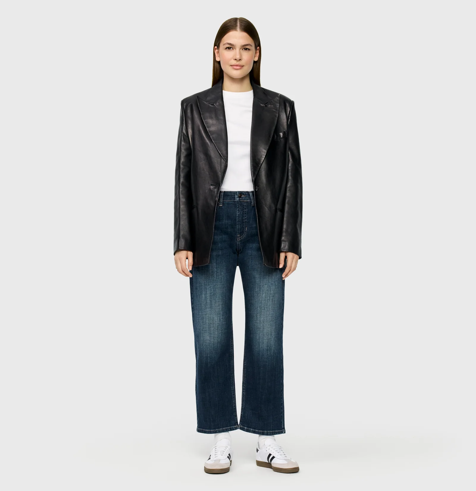 Mac Jeans Jeans Gina Straight - Moonlight Blue Basic Wash