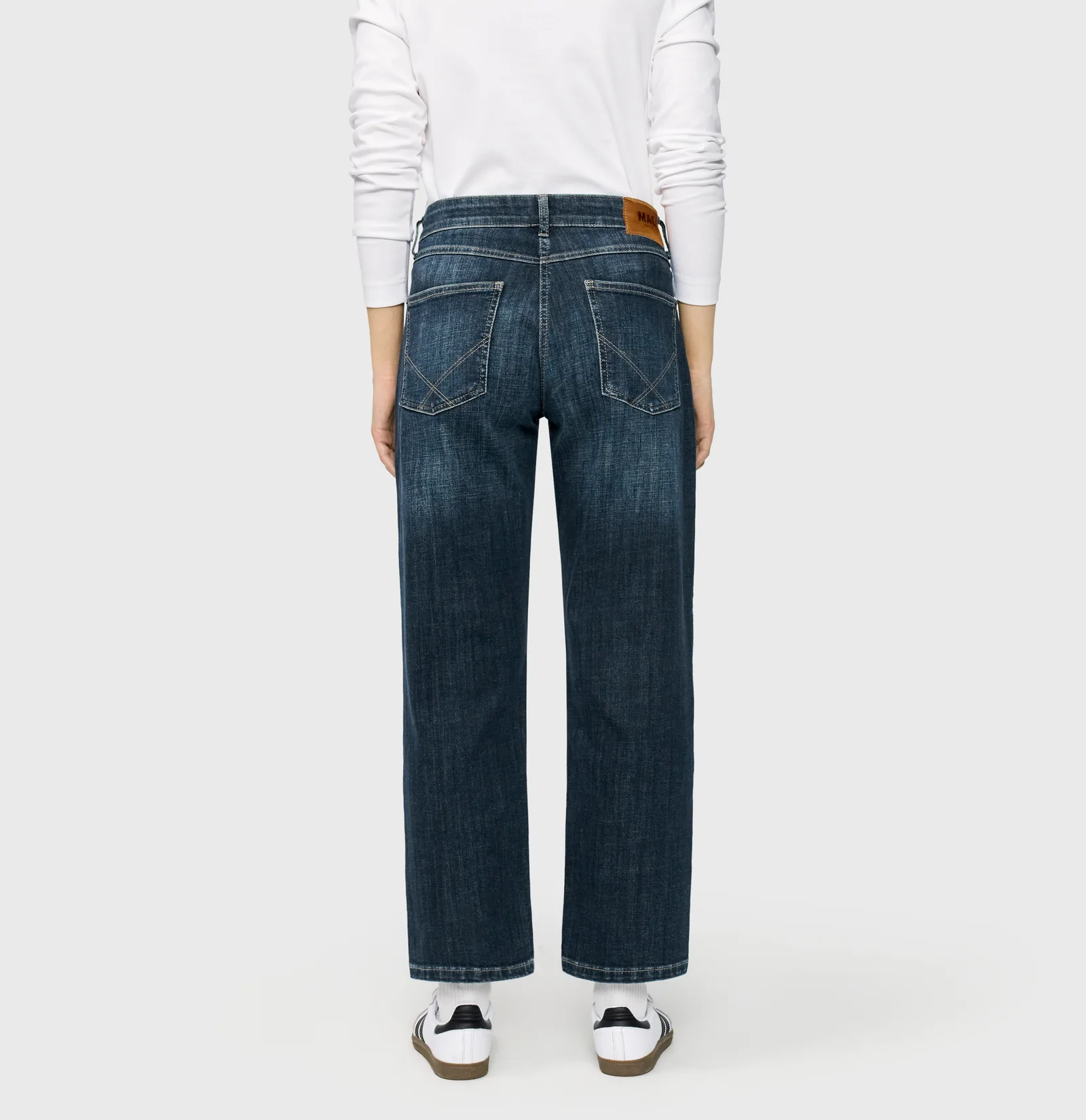 Mac Jeans Jeans Gina Straight - Moonlight Blue Basic Wash
