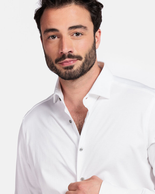 Giordano Liquid Cotton Hemd - White