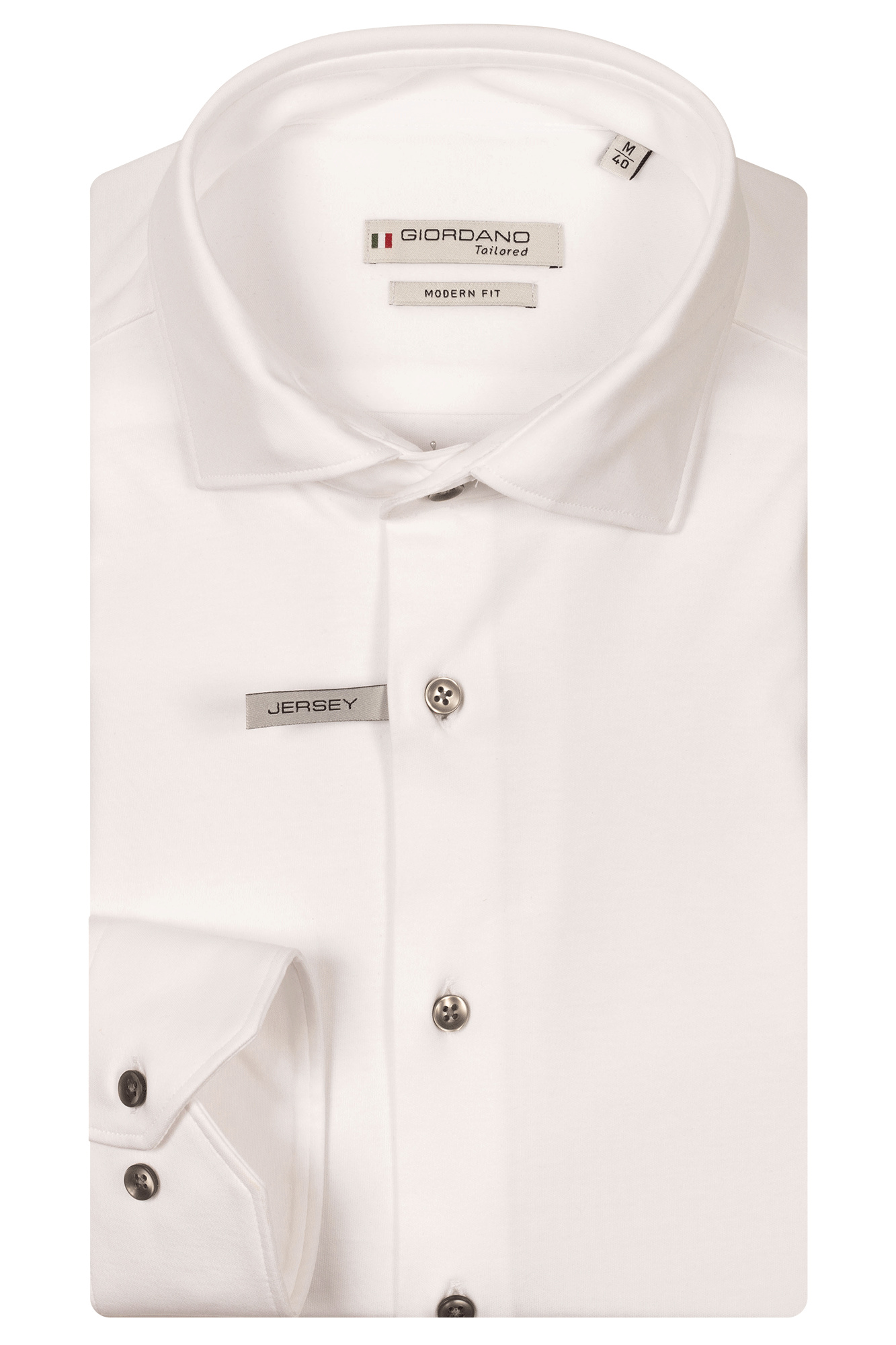 Giordano Liquid Cotton Hemd - White