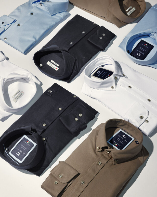 Giordano Liquid Cotton Hemd - Navy