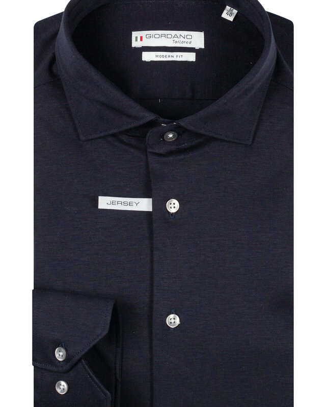 Giordano Liquid Cotton Overhemd - Navy