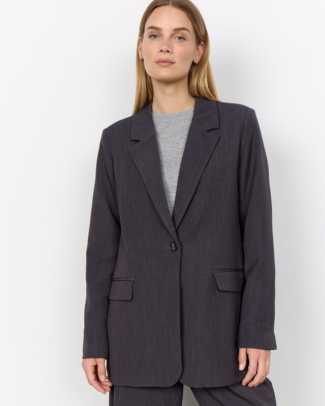 Soyaconcept Blazer Ann 2 - Dark Earth Melange