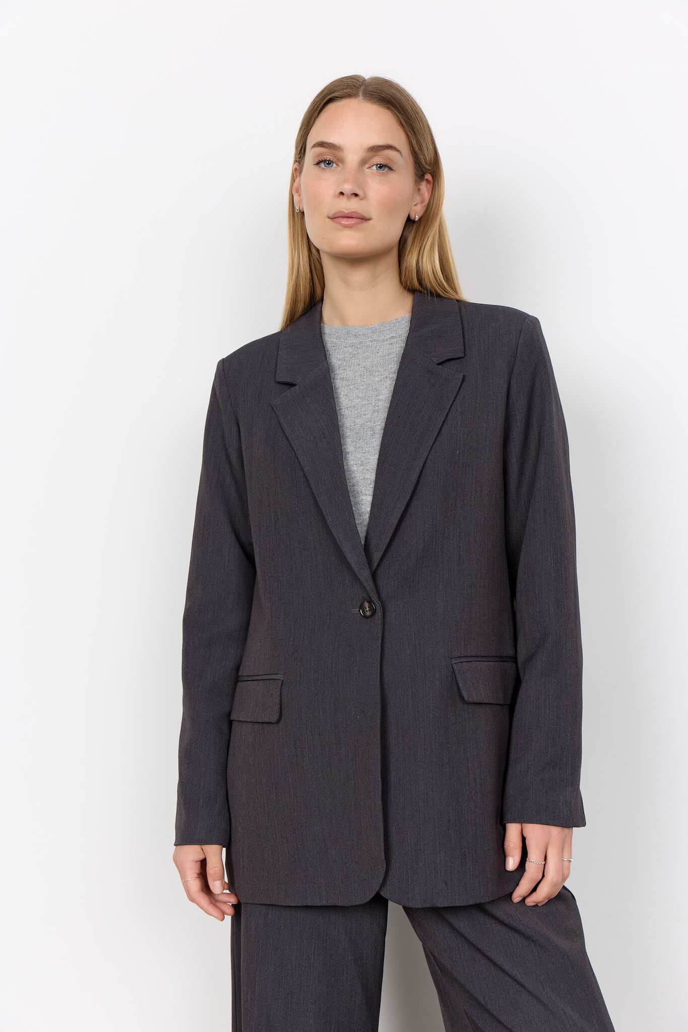 Soyaconcept Blazer Ann 2 - Dark Earth Melange