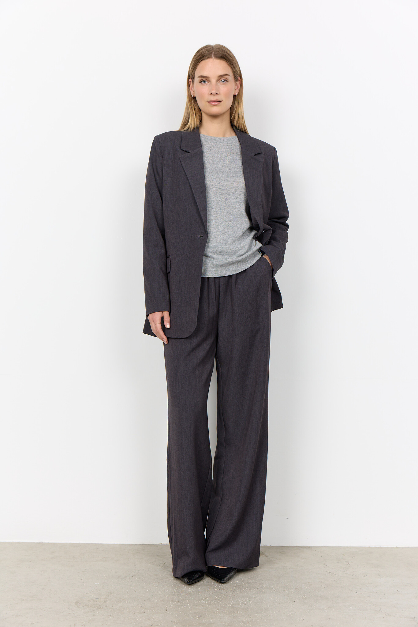 Soyaconcept Blazer Ann 2 - Dark Earth Melange