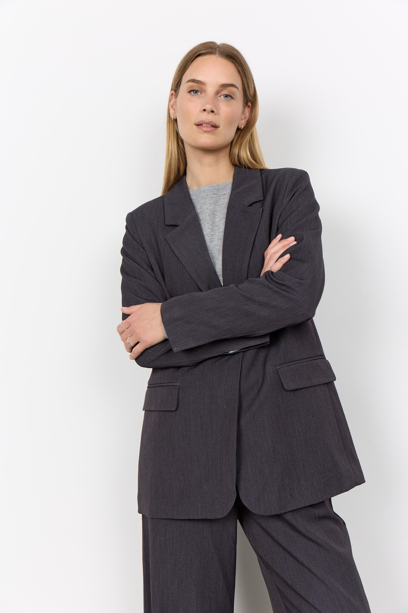 Soyaconcept Blazer Ann 2 - Dark Earth Melange